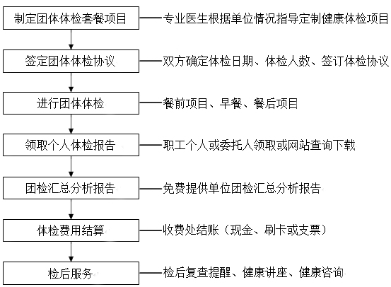 团体体检流程
